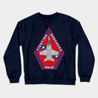 VFA-22 Fighting Redcocks - F/A-18 Crewneck Sweatshirt